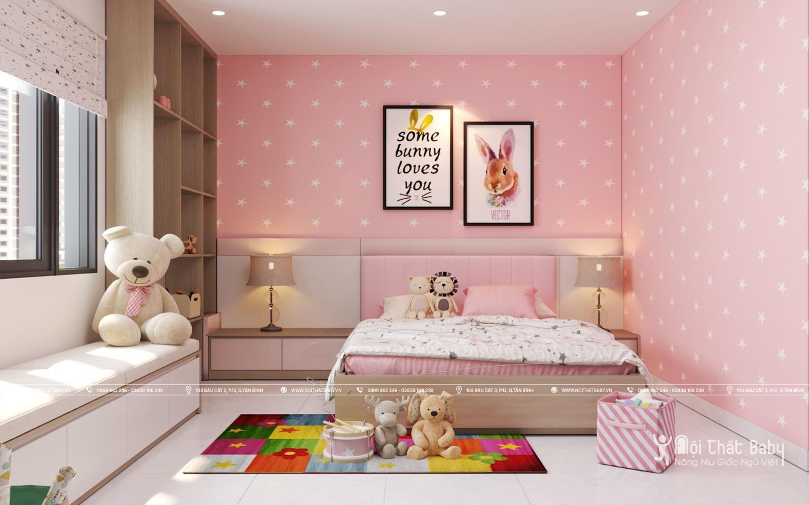 Tuyệt chiêu thiết kế nội thất phòng ngủ trẻ em siêu dễ thương